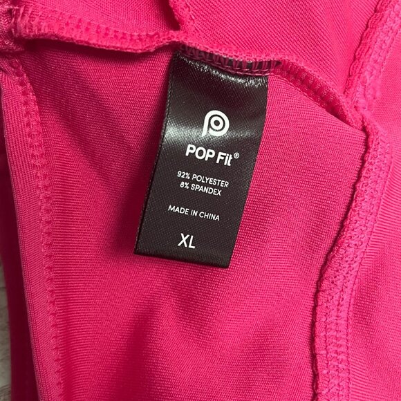 Pop Fit XL Sadie 3313-7 Pink Black Sports Bra Lot - Picture 8 of 8